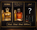 Pack 5x1 (Scandal absolu - you intensely - valentino intense - boss bottled - club de nuit)